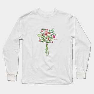 Wildflowers - Pink Long Sleeve T-Shirt